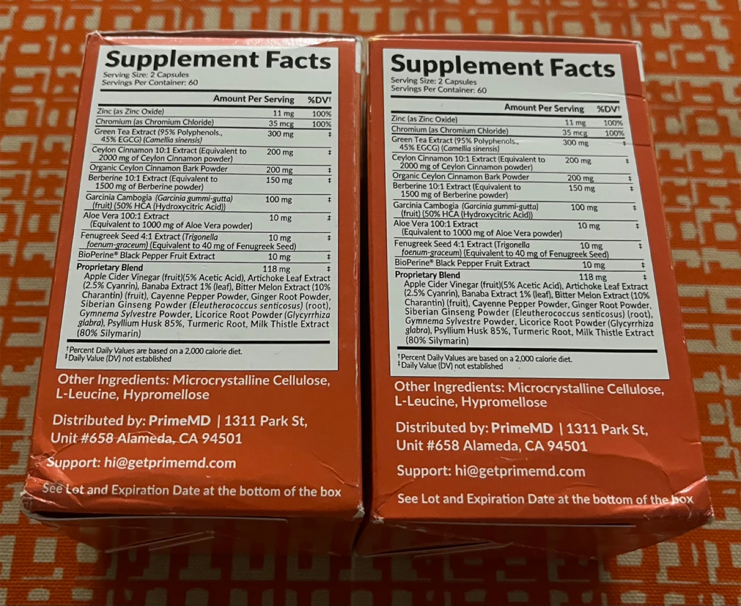PrimeMD Berberine with Ceylon Cinnamon Supplement - photo 2