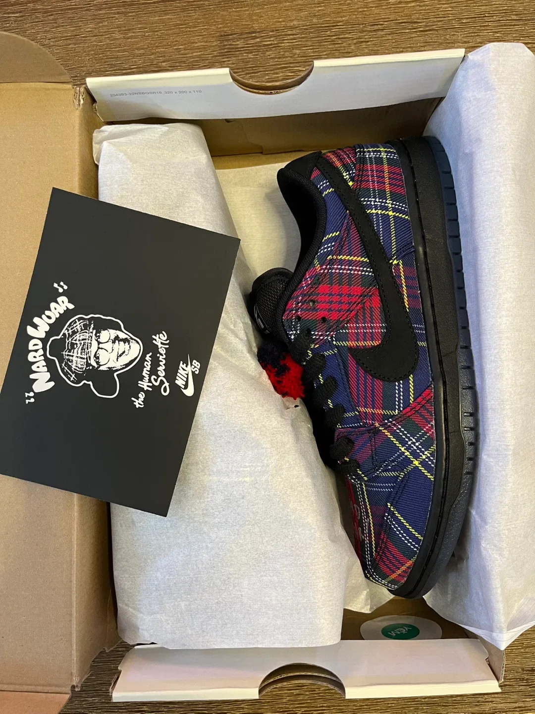 Nike Sb Dunk Low Nardwuar Brandnew Extremely Rare Hand Signed image indicator(8)
