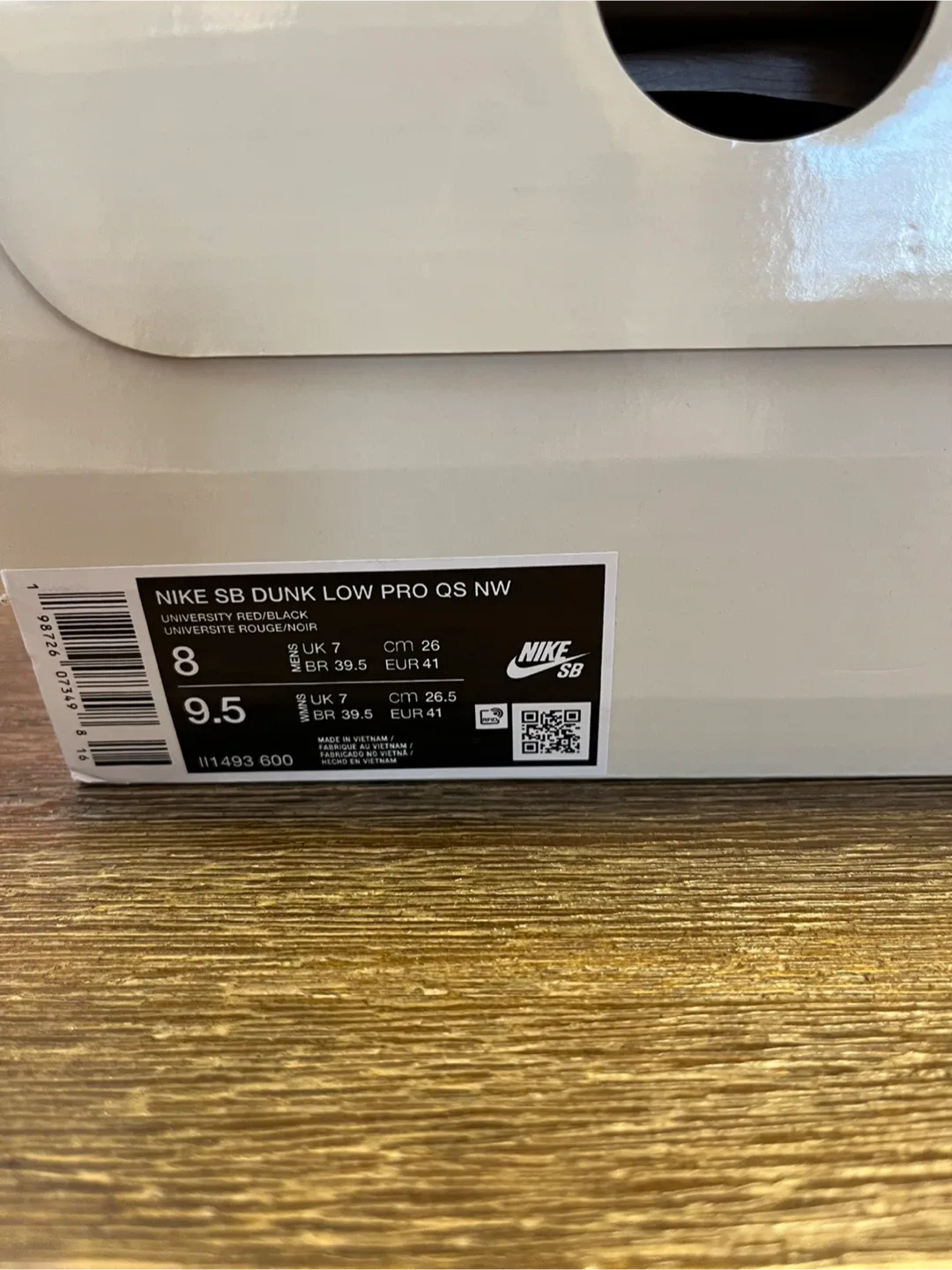 Nike Sb Dunk Low Nardwuar Brandnew Extremely Rare Hand Signed image indicator(9)