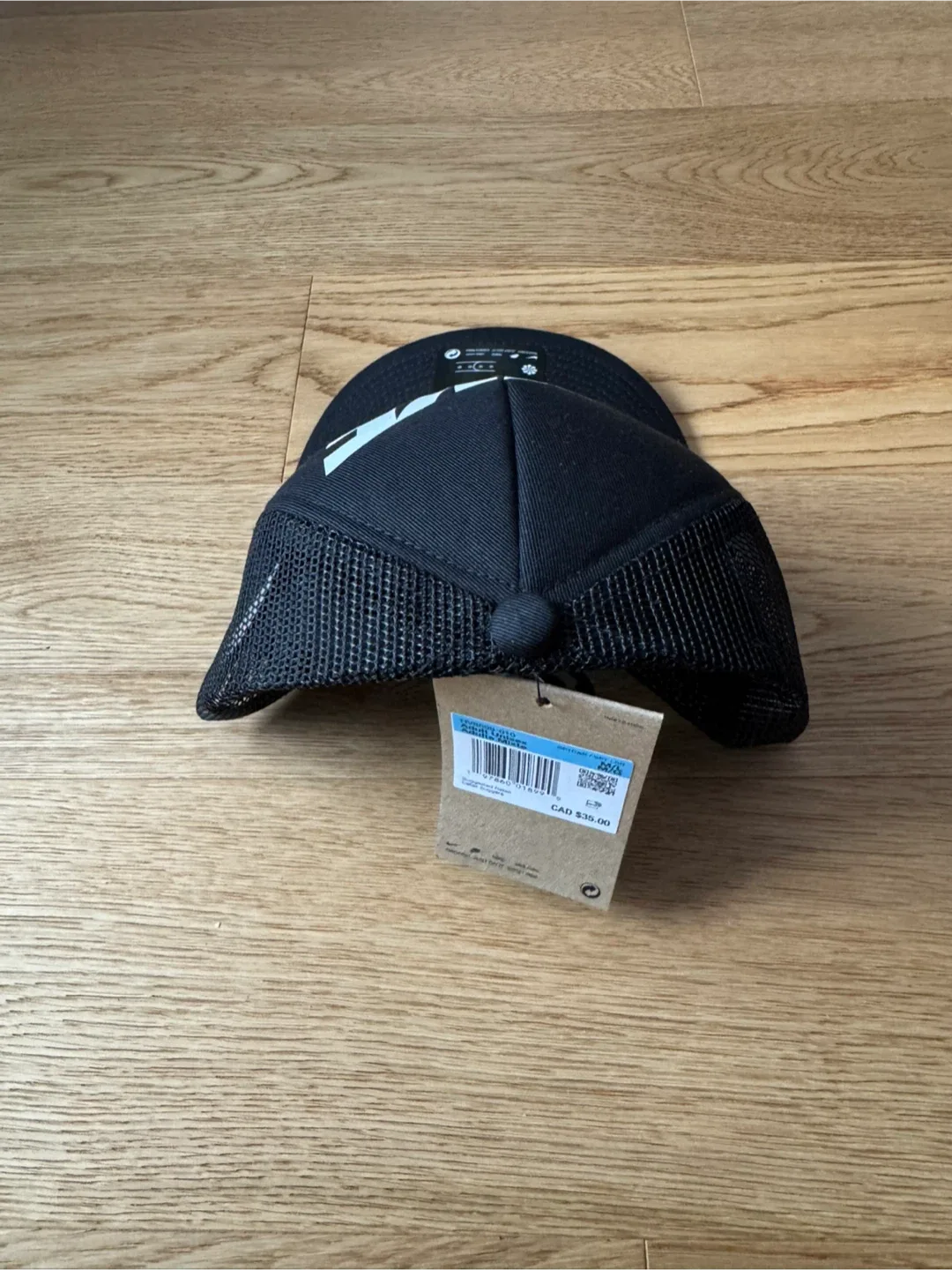 Nike Logo Rise Black SnapBack Trucker Hat image indicator(2)