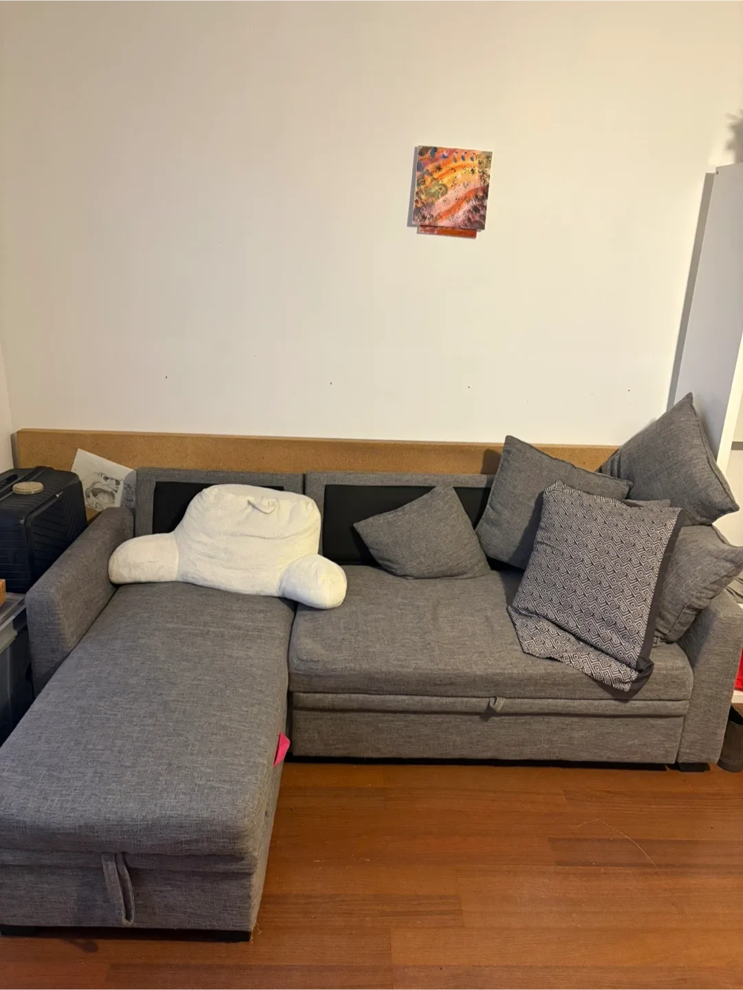 Grey Sectional Sofa with Chaise Lounge