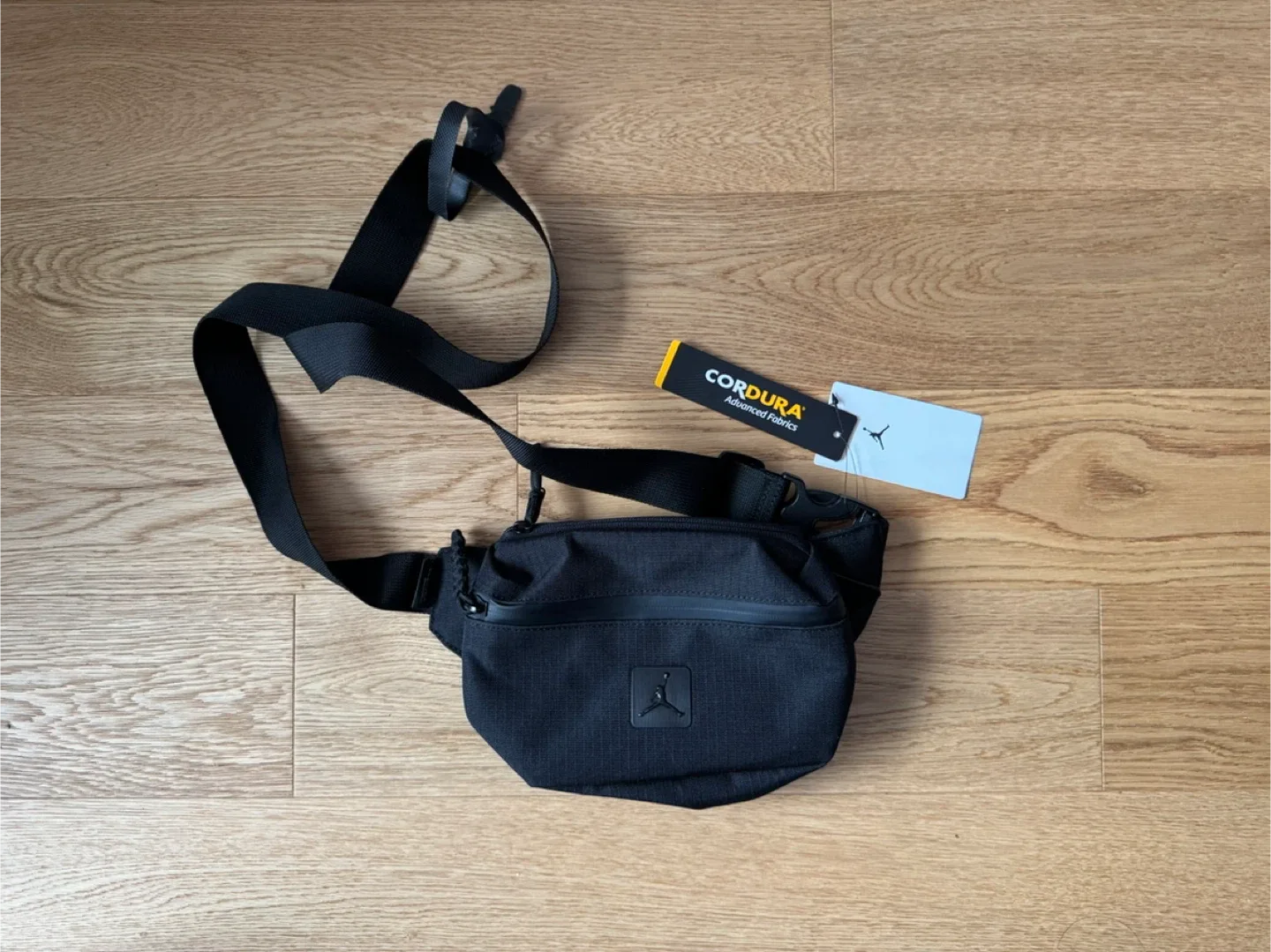 Air Jordan Cordura Black Crossbody Waistbag