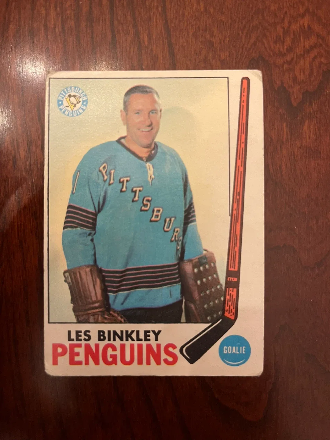 1969-70 O Pee Chee 110 Les Binkley Pittsburgh Penguins