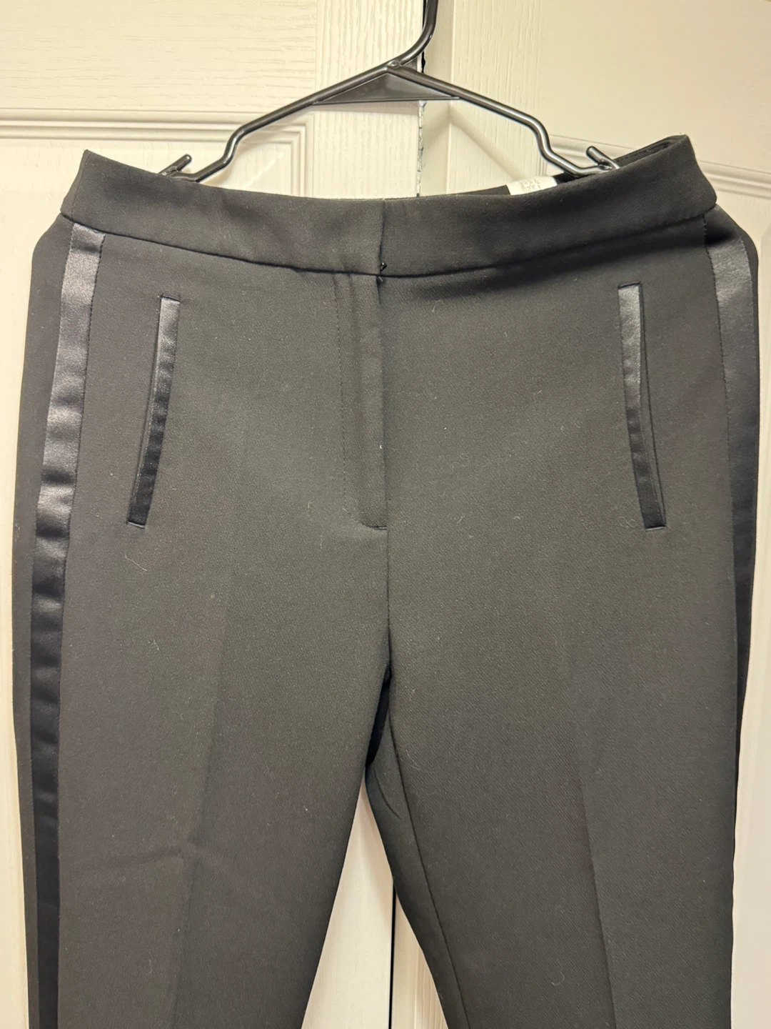 Zara Black Side Stripe Pants - Size S - photo 2