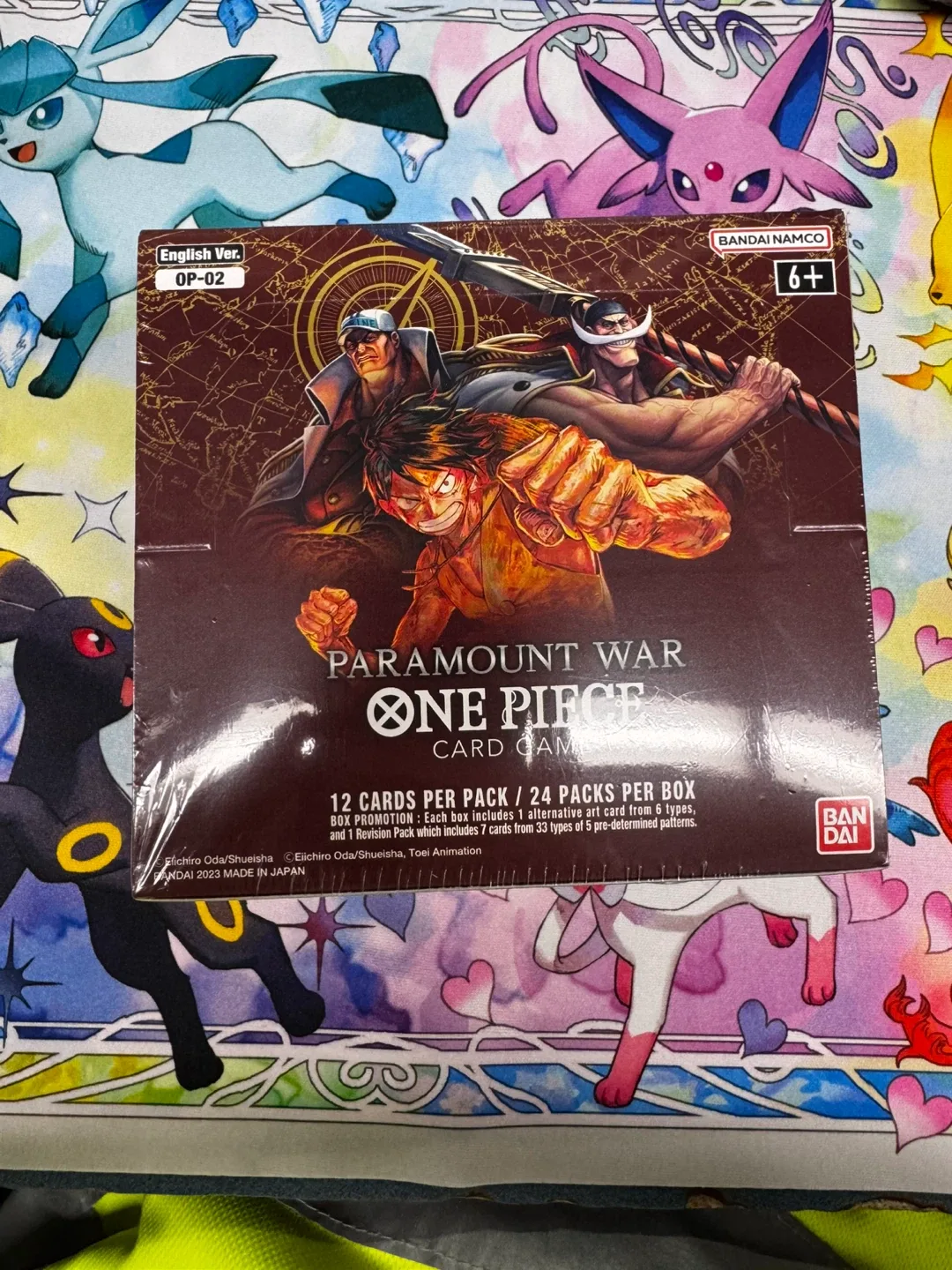 One Piece Paramount War OP-02 Card Game Box - New!