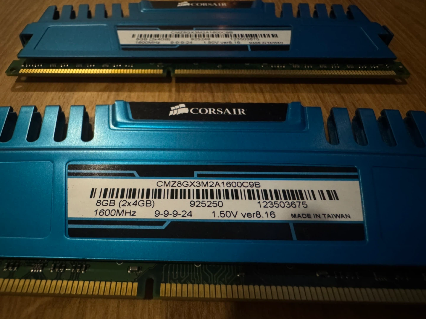 Corsair Vengeance 8GB (2x4GB) DDR3 1600MHz RAM - photo 2