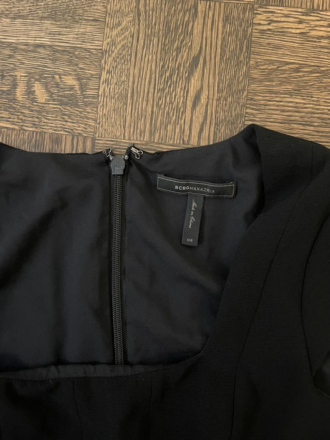 BCBGMAXAZRIA Black Dress Size 08 image indicator(2)