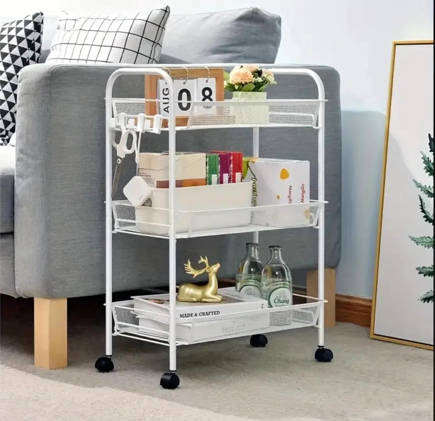 3-Tier Rolling Cart - Brand new in box - photo 3