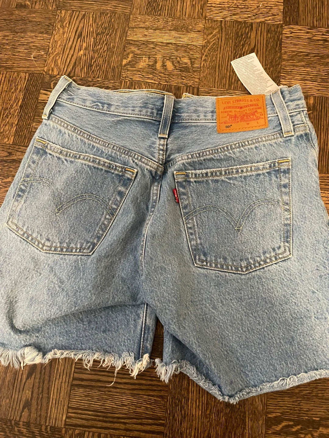 Levi's 501 Denim Shorts, Size 26 image indicator(2)