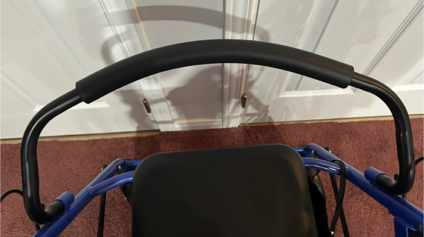 Medline Blue Rollator Walker with Seat image indicator(4)