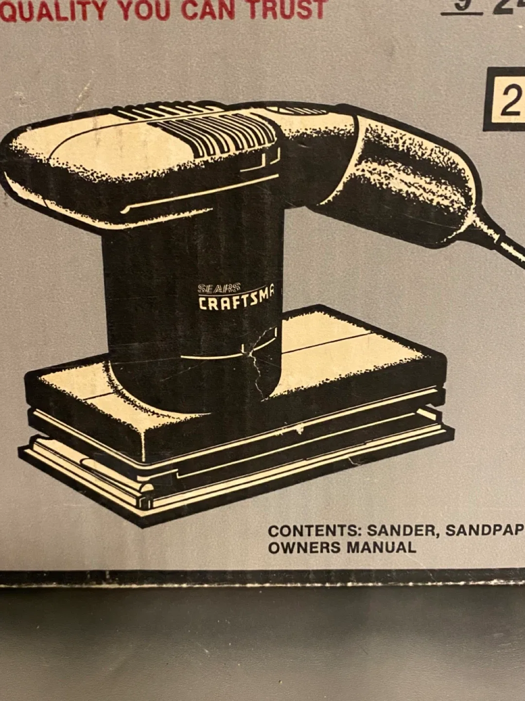 Craftsman 1/3 Sheet Pad Sander! image indicator(4)