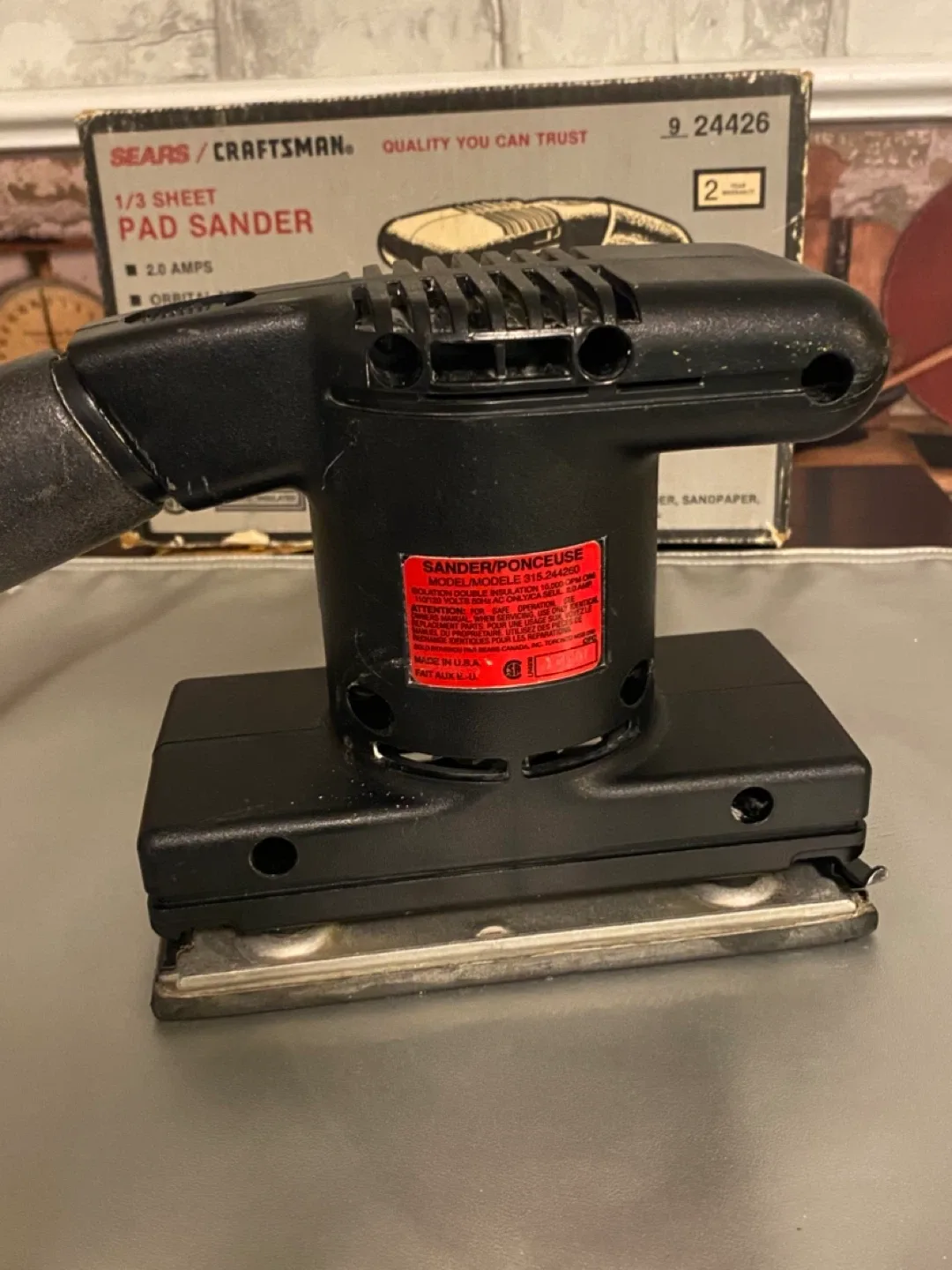 Craftsman 1/3 Sheet Pad Sander! image indicator(8)