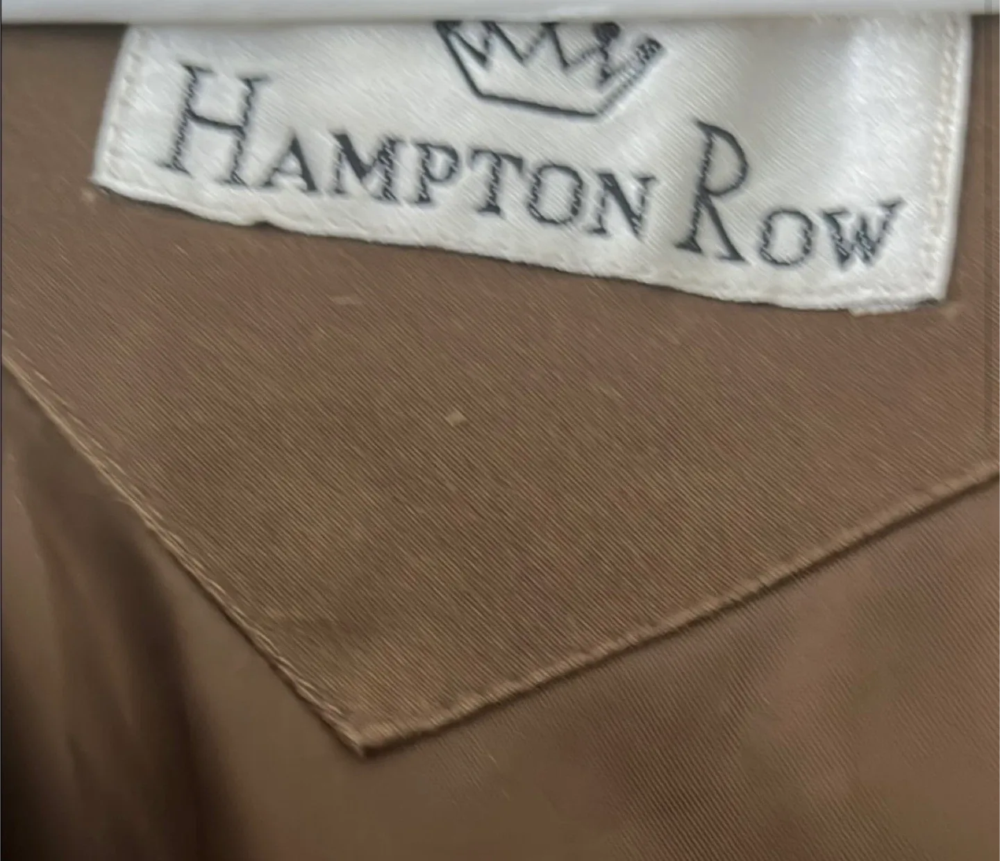 Vintage Hampton Row Brown Coat Size 8 image indicator(4)