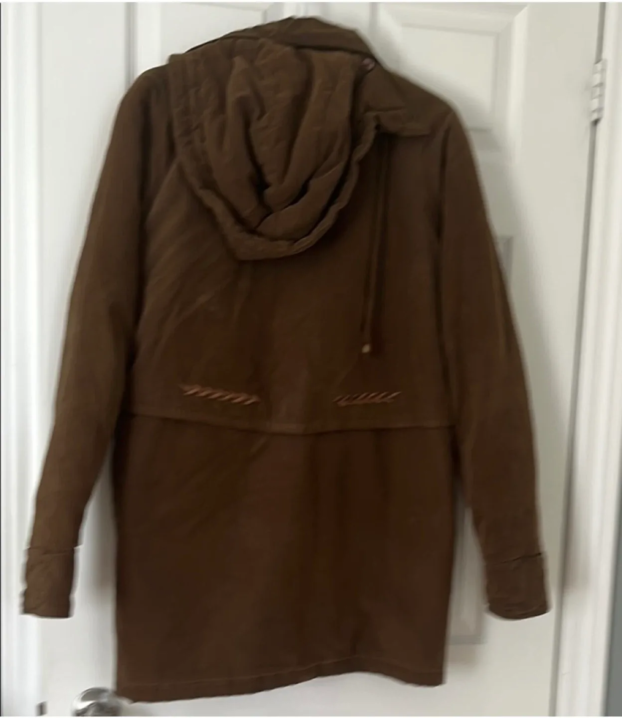 Vintage Hampton Row Brown Coat Size 8 image indicator(6)
