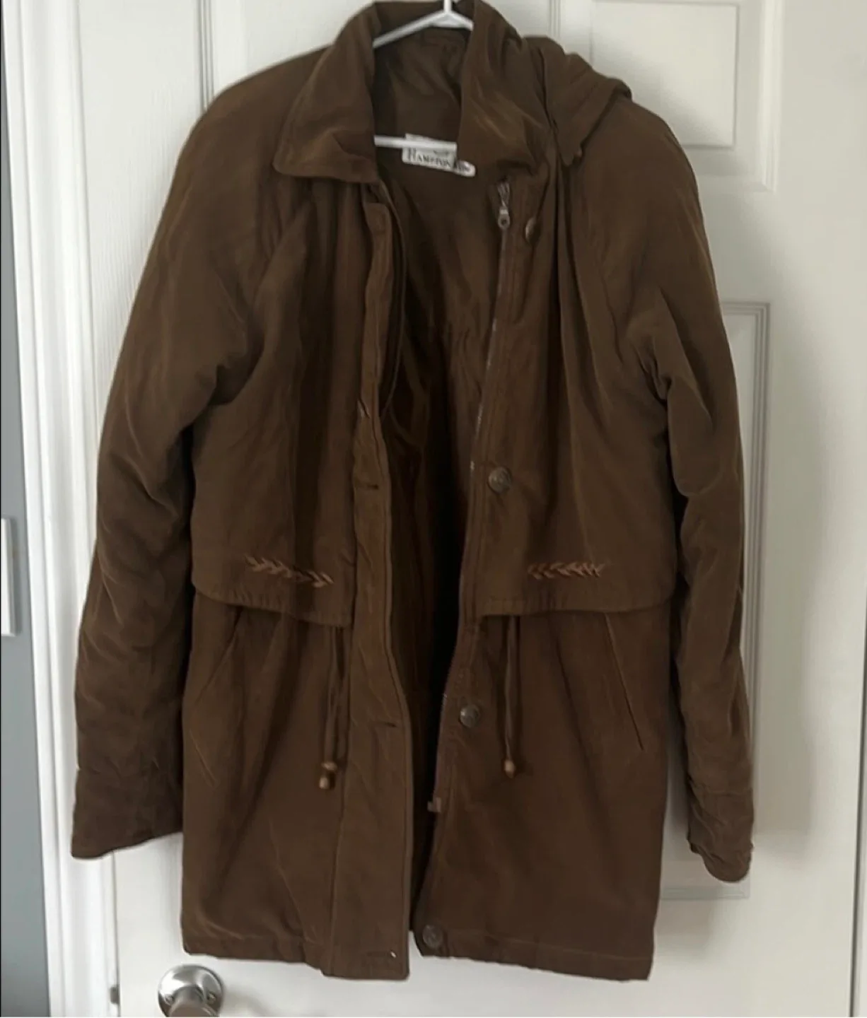 Hampton Row Brown Coat Size 8