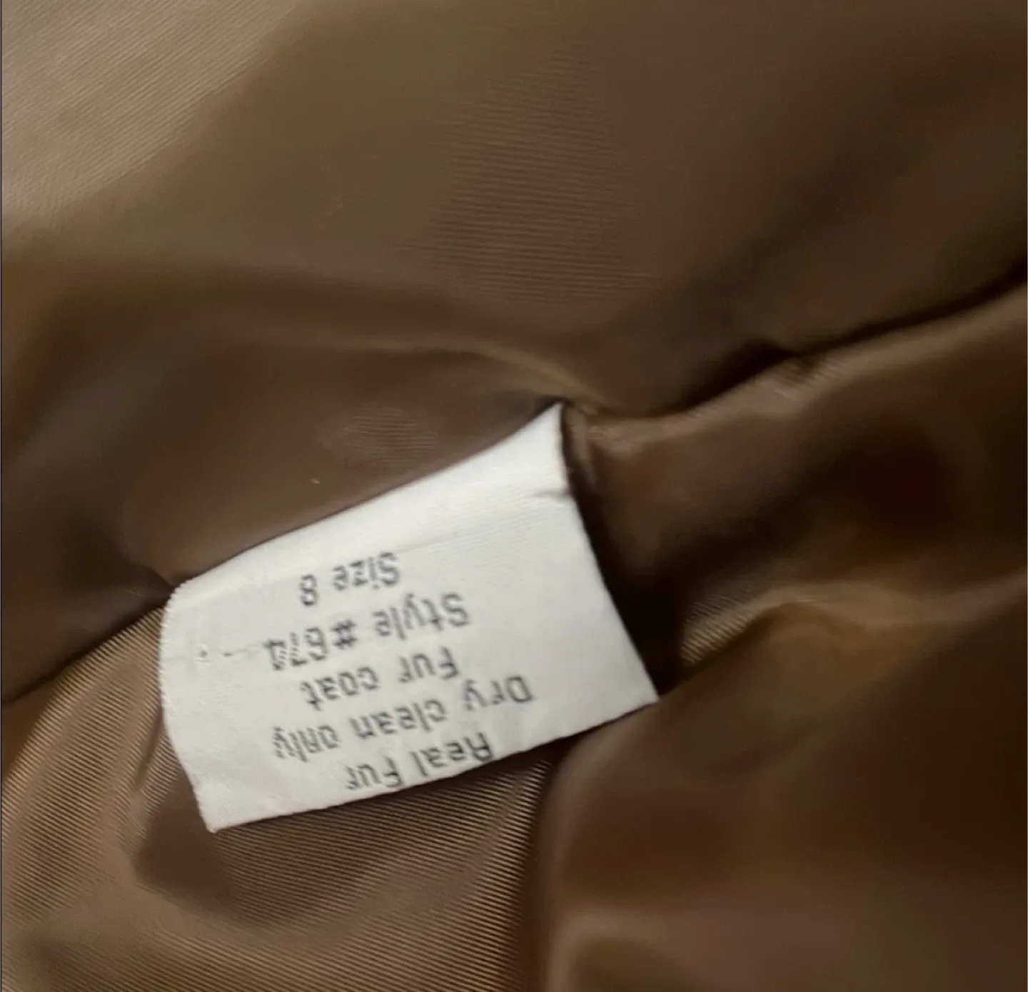 Vintage Hampton Row Brown Coat Size 8 image indicator(5)