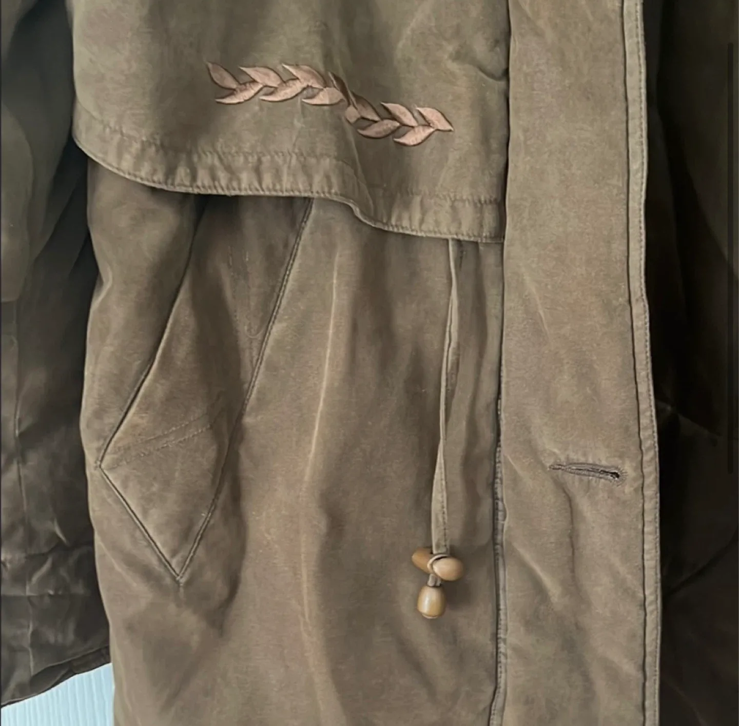 Vintage Hampton Row Brown Coat Size 8 image indicator(2)