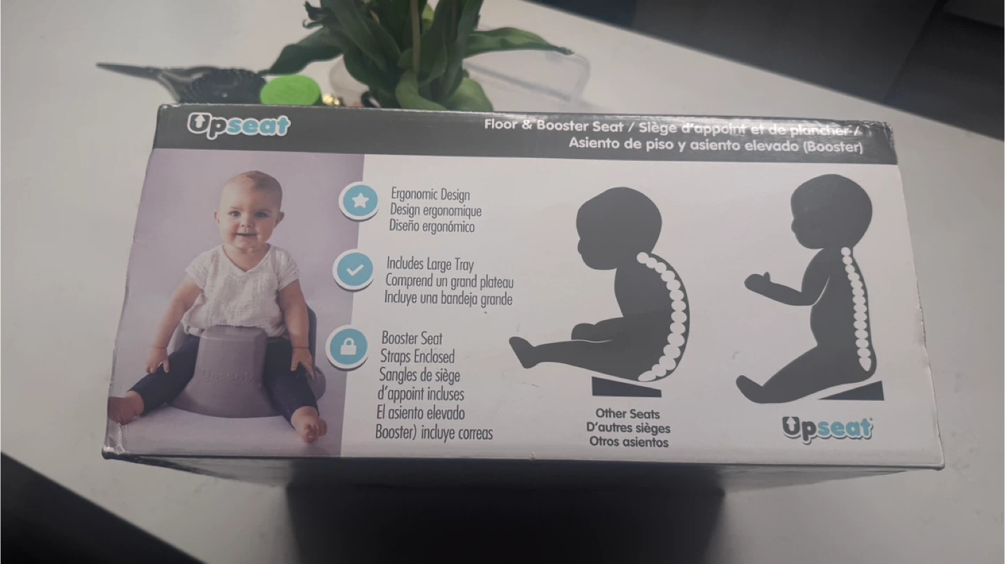 Upseat Floor & Booster Seat - Like New! - photo 5