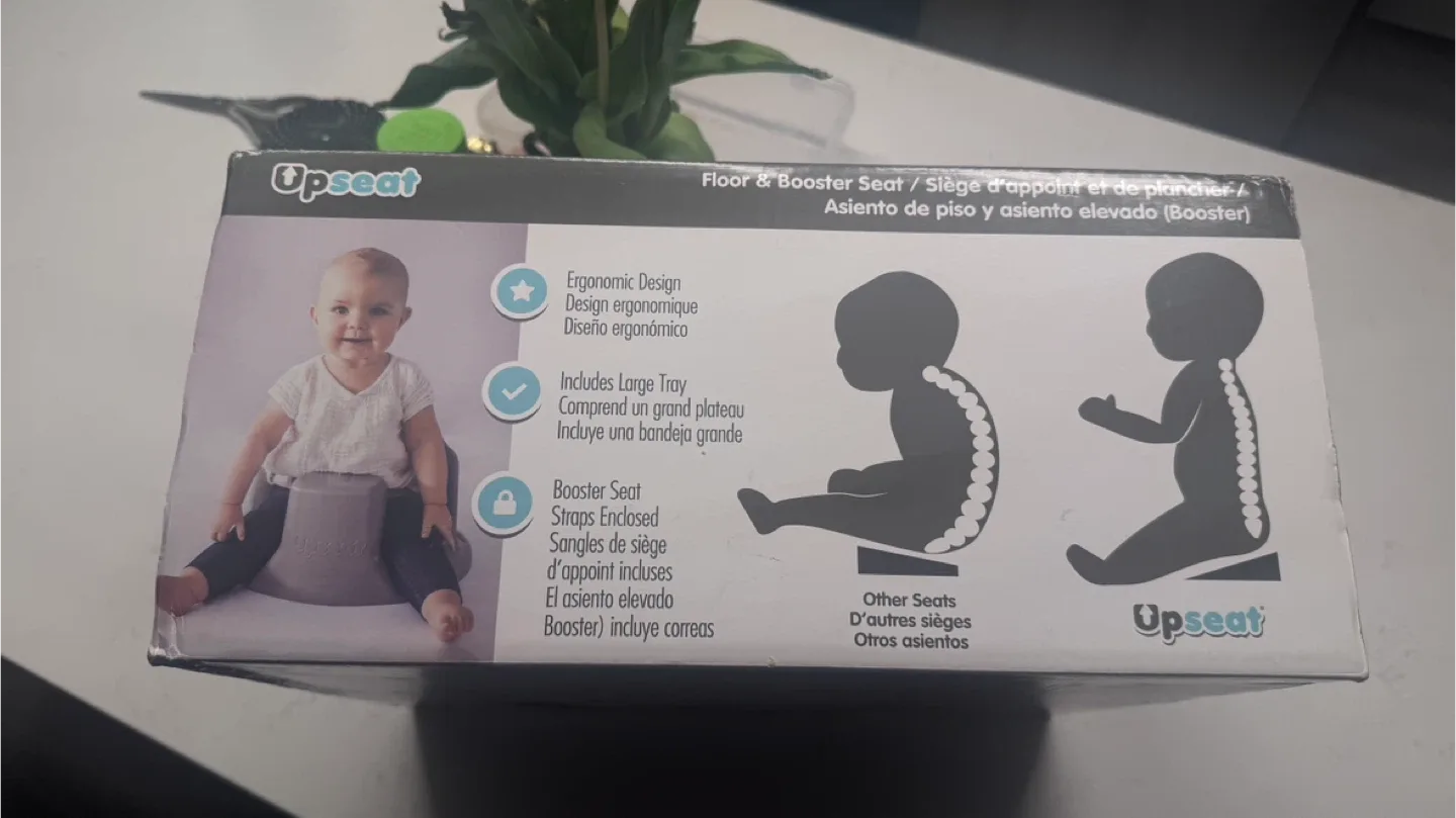 Upseat Floor & Booster Seat - Like New! image indicator(5)