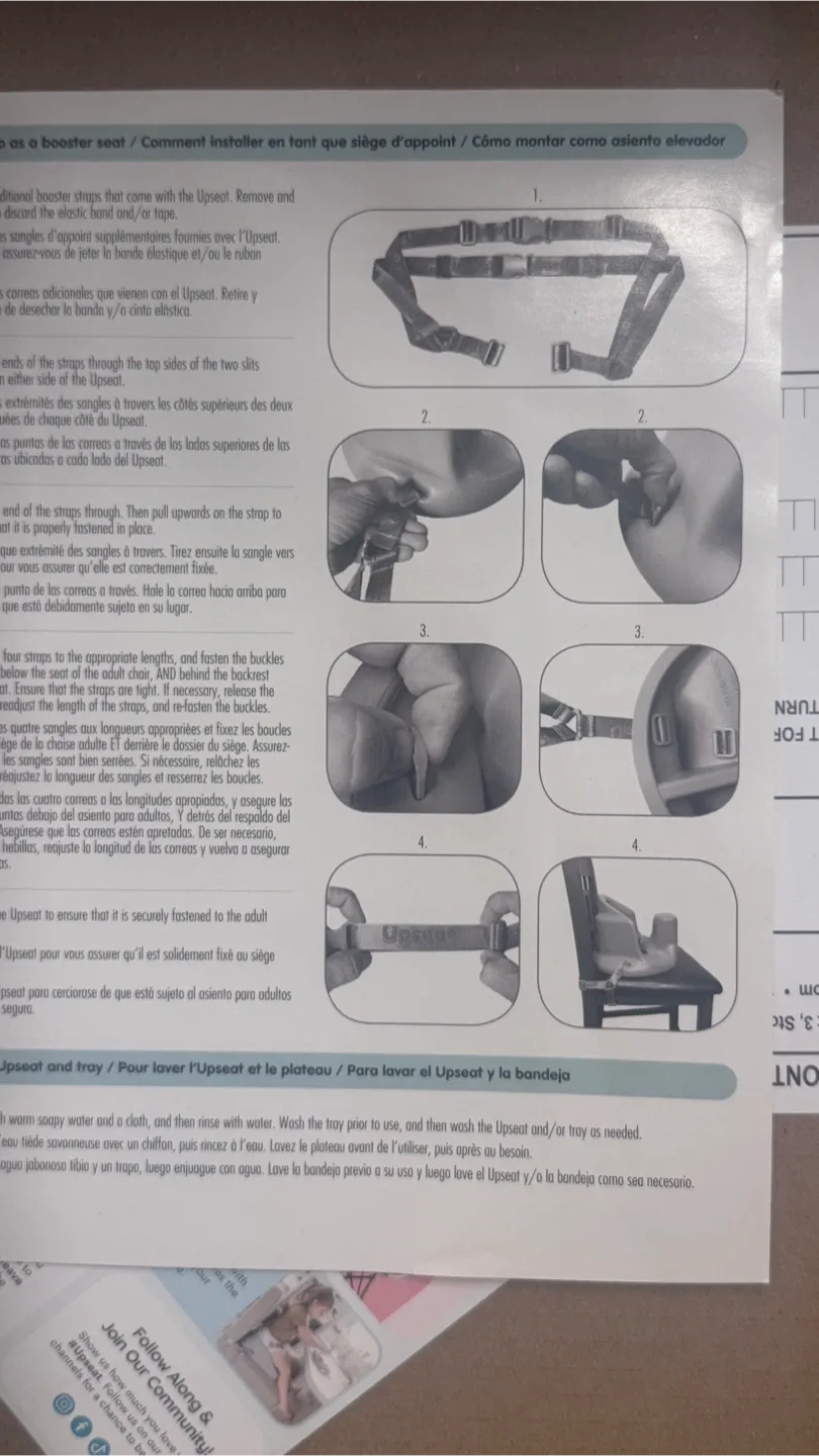 Upseat Floor & Booster Seat - Like New! image indicator(6)