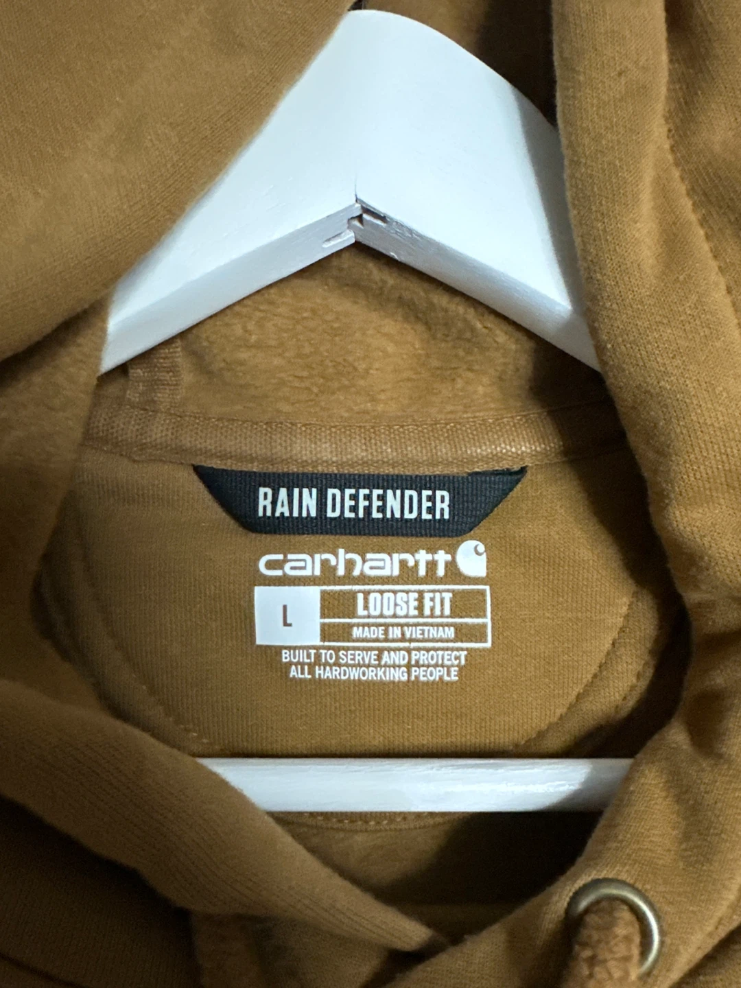 Carhartt Relaxed Fit Hoodie - Brown, Size Large - photo 3
