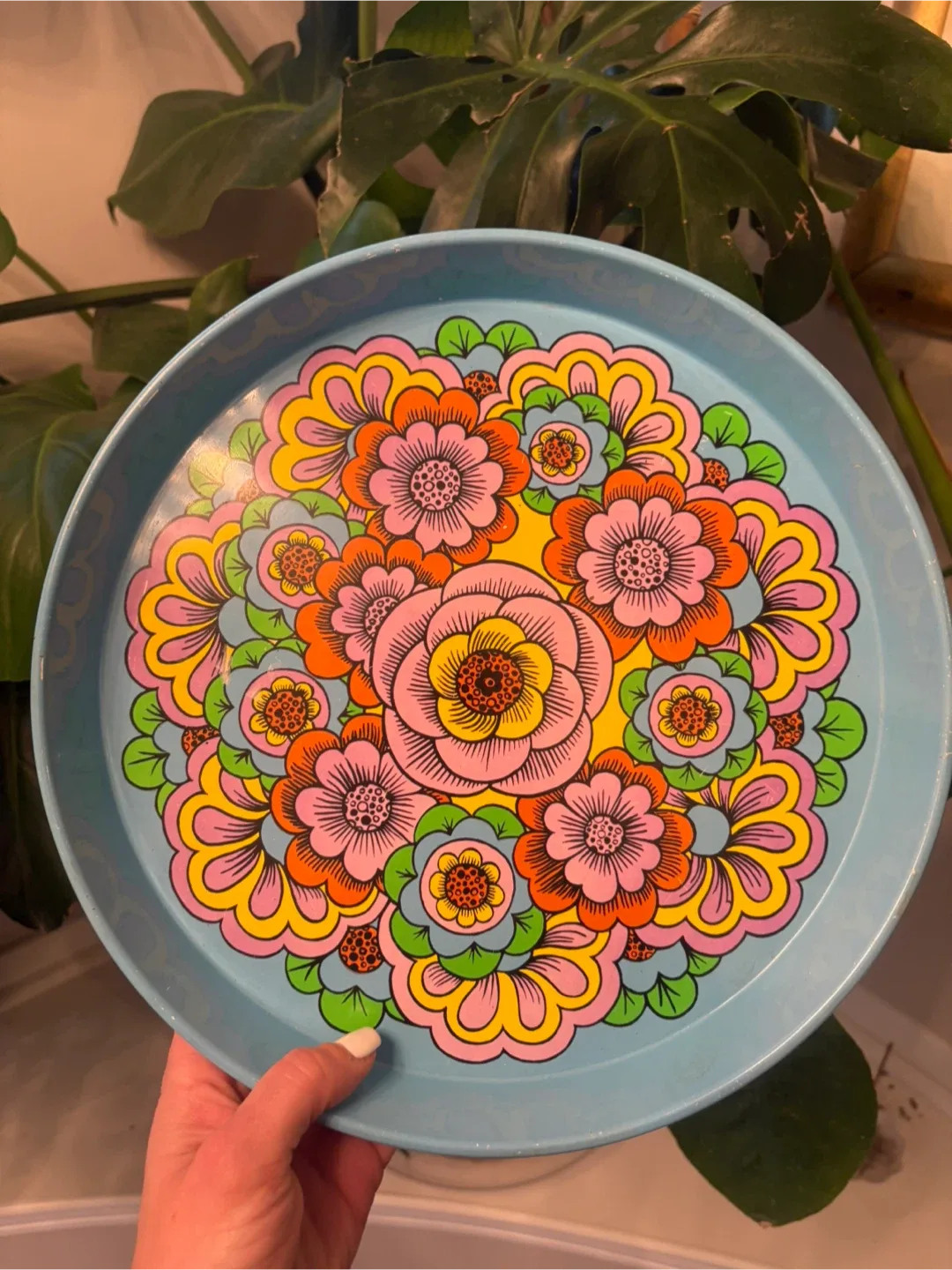 Worcester Ware England - Blue Serving Tray image indicator(5)