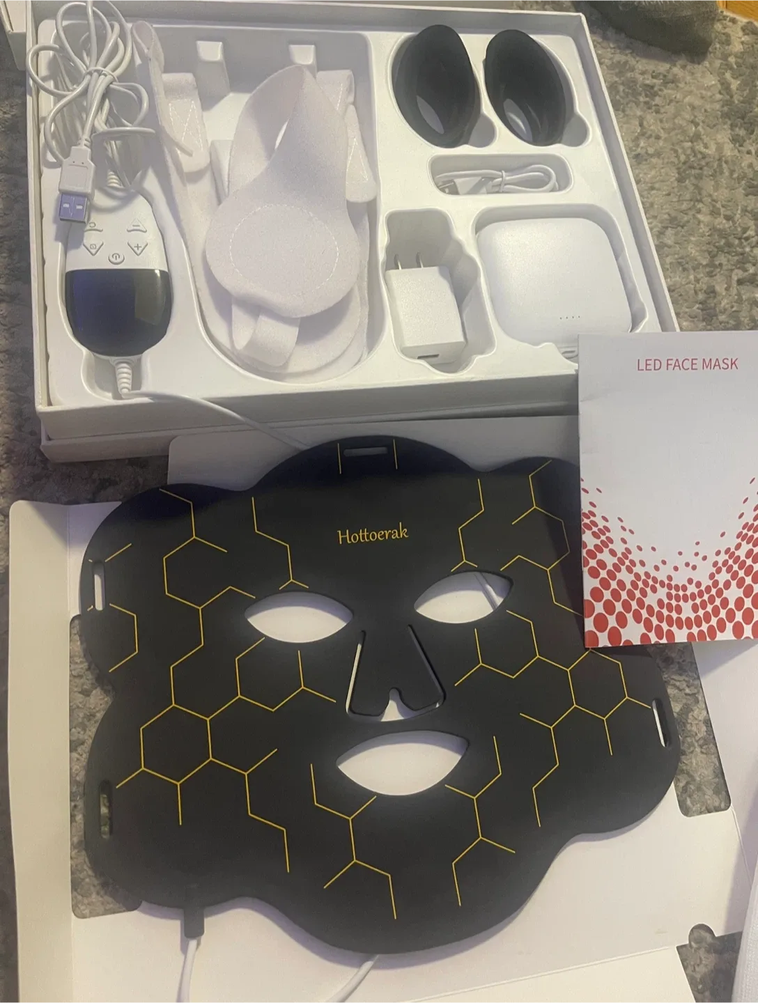 Hottorak LED Face Mask image indicator(2)