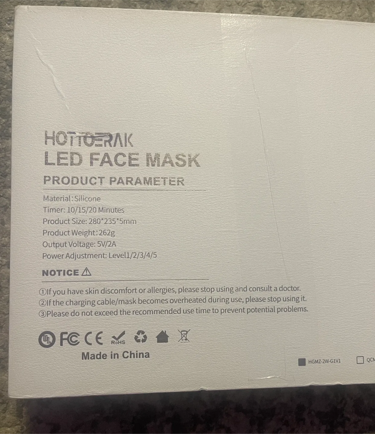 Hottorak LED Face Mask image indicator(5)