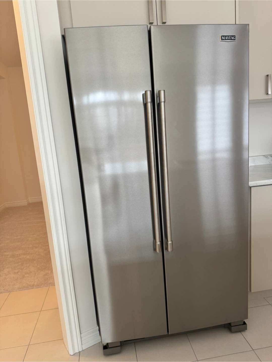 Maytag Stainless Steel Side-by-Side Refrigerator - photo 2