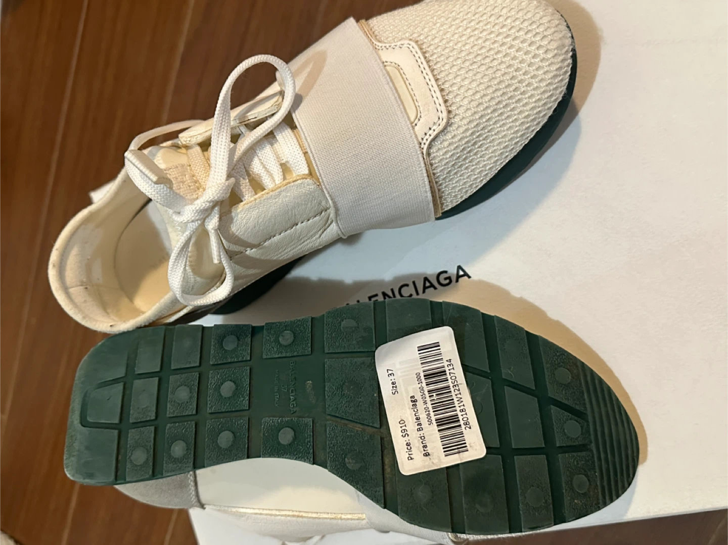 Authentic Balenciaga Trainer Sneakers Size 37 - photo 3
