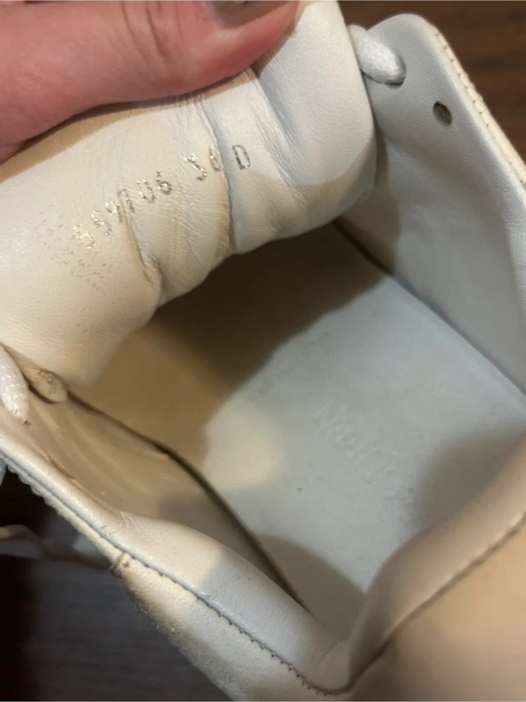 Authentic Alexander McQueen White Sneakers image indicator(5)