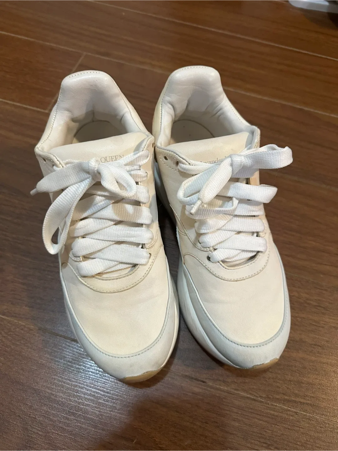 Authentic Alexander McQueen White Sneakers