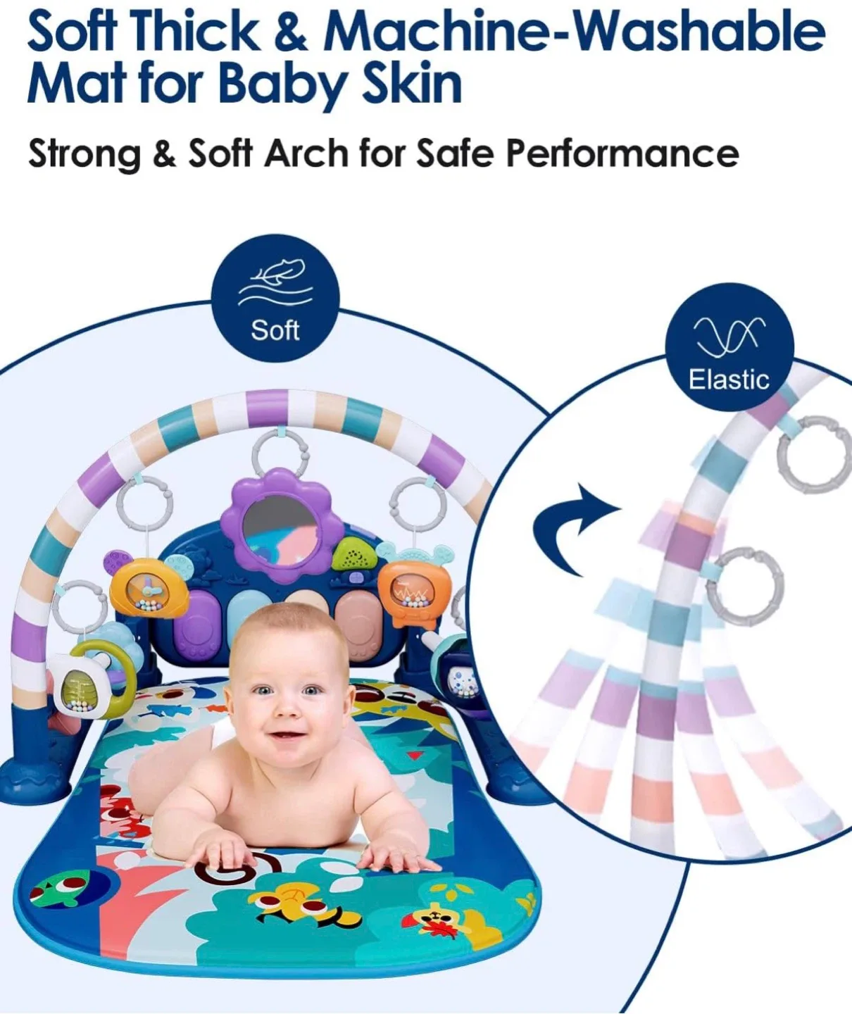 Baby Fitness Blanket Play Mat - 0+ months image indicator(2)