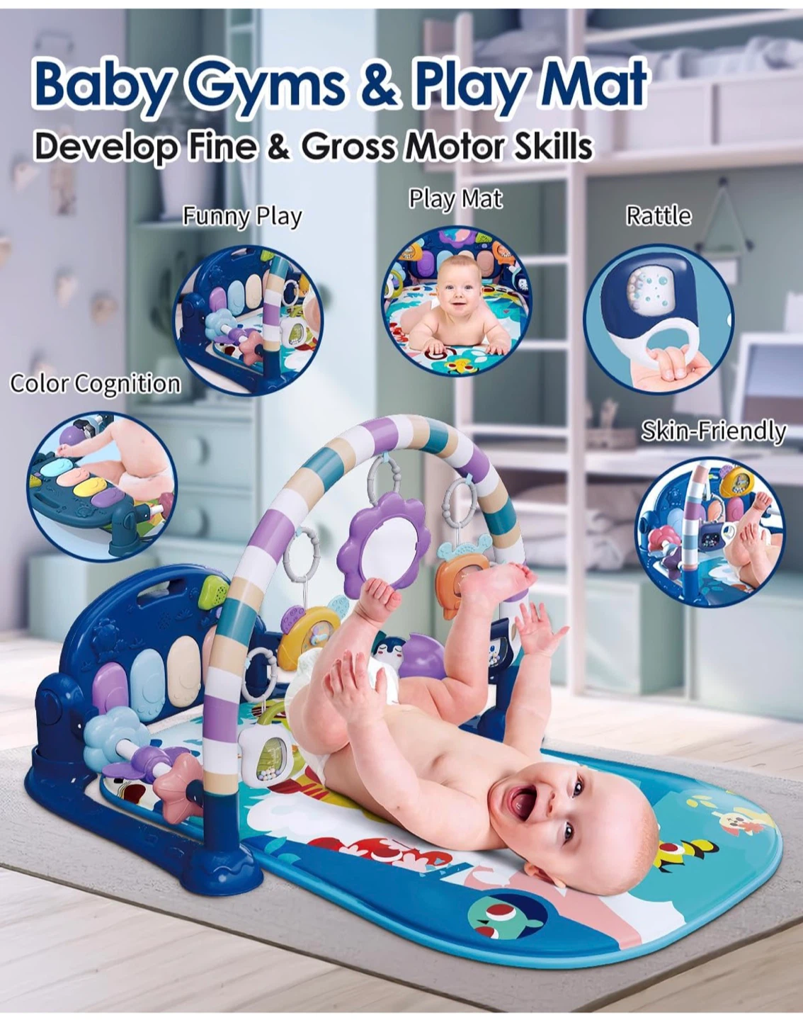 Baby Fitness Blanket Play Mat - 0+ months - photo 3