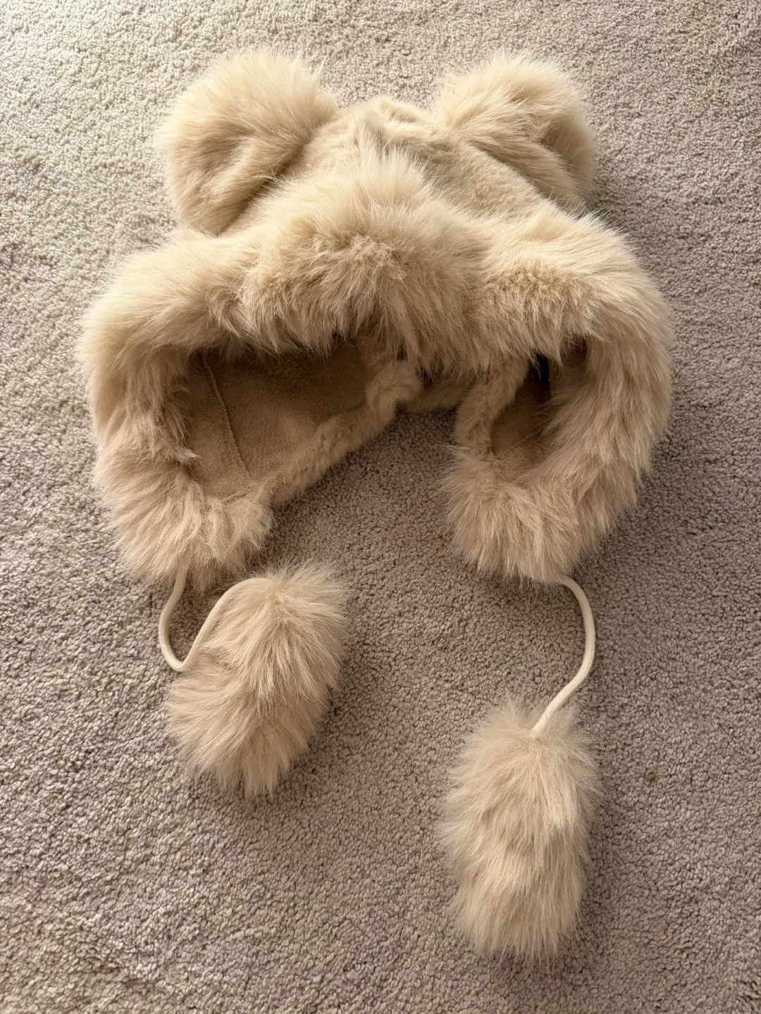 Fuzzy Faux Fur Winter Hat