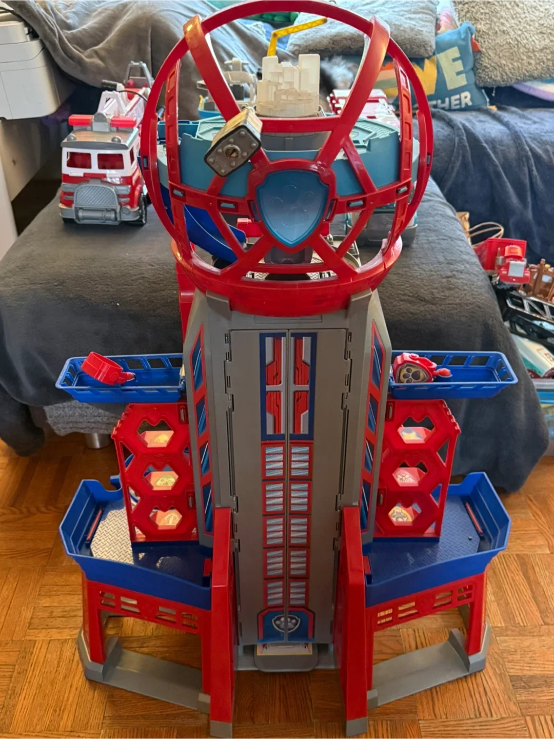 Paw Patrol Toys Lot - Firetruck, Boat, Truck, Lookout