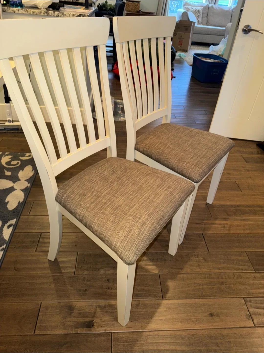 Extendable Farm style Dining Table Set with 4 Chairs & Bench image indicator(6)