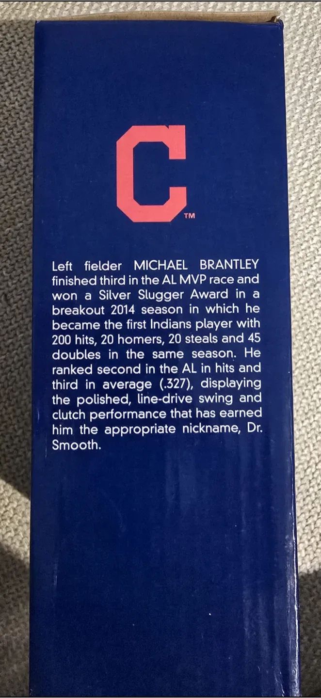 Michael Brantley Cleveland Indians Bobblehead image indicator(2)