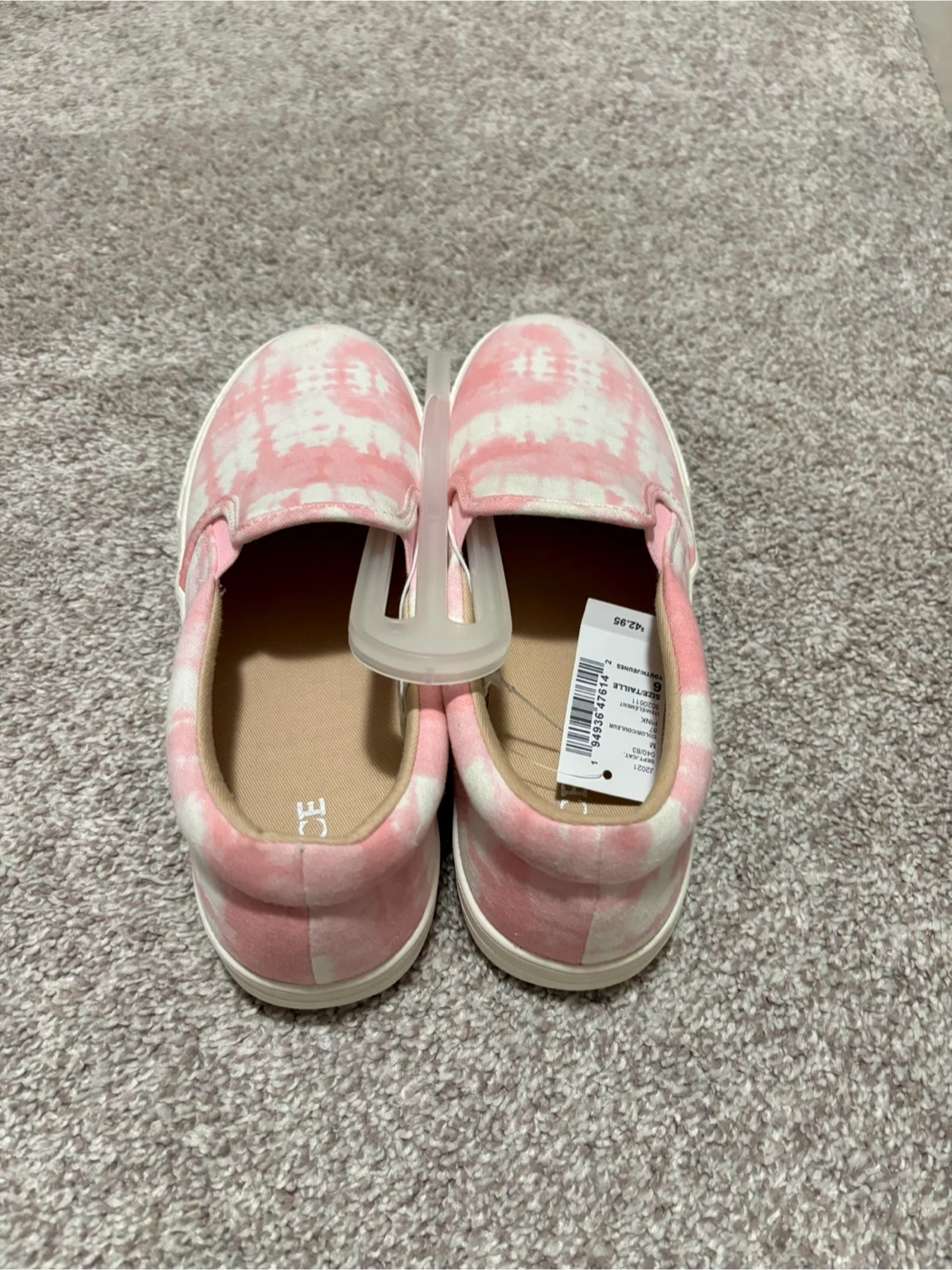 The Children's Place Pink Tie-Dye Slip-On Shoes - Size 6 - photo 2