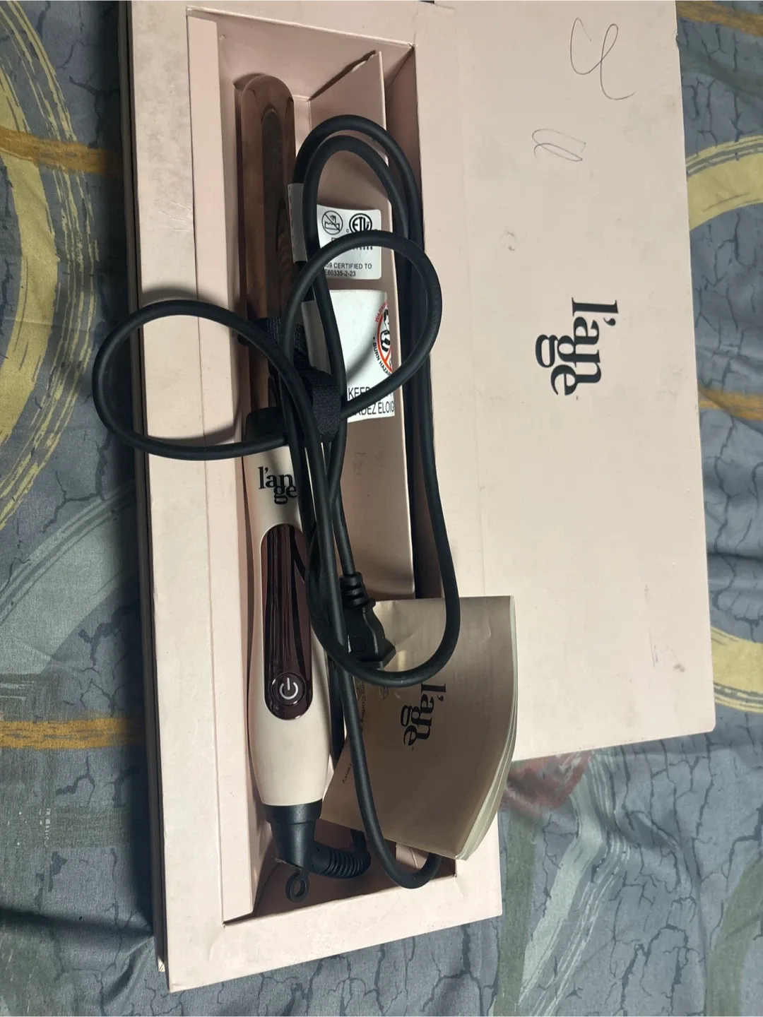 L'ange Hair Curling Wand with Box