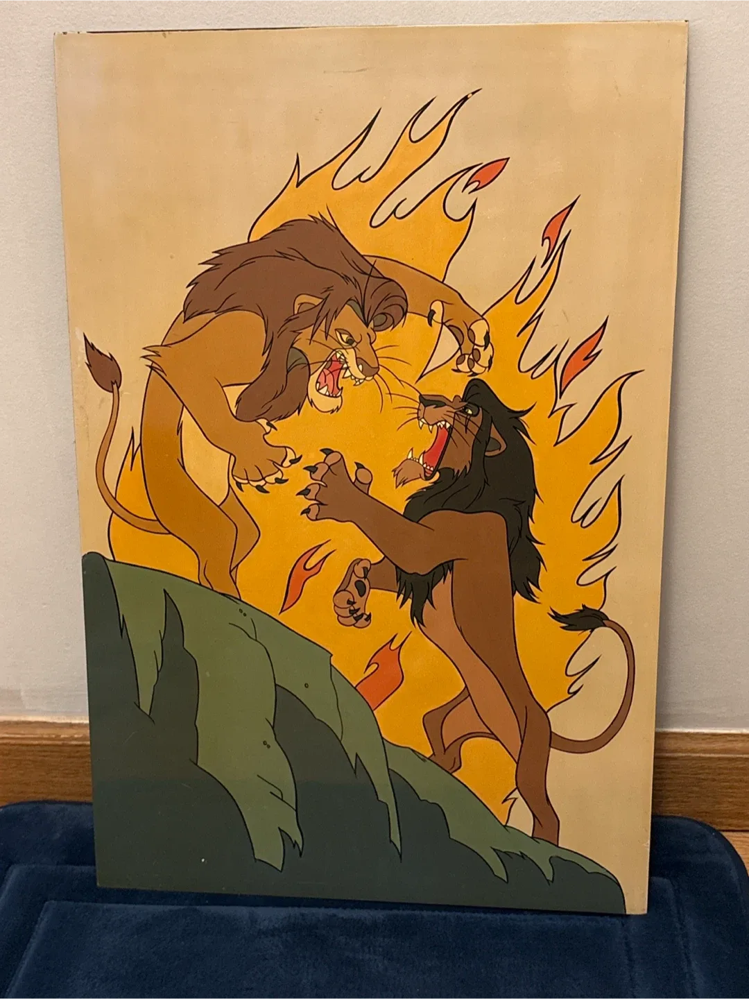 Lion King Scar vs Mufasa Painting