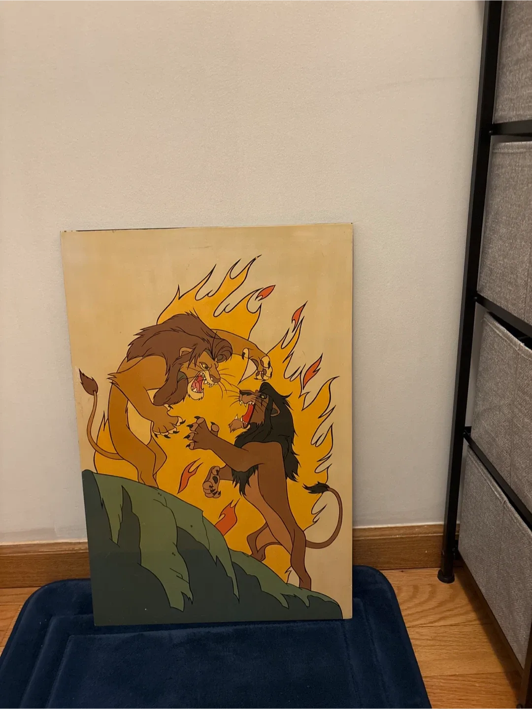 Lion King Scar vs Mufasa Painting image indicator(2)