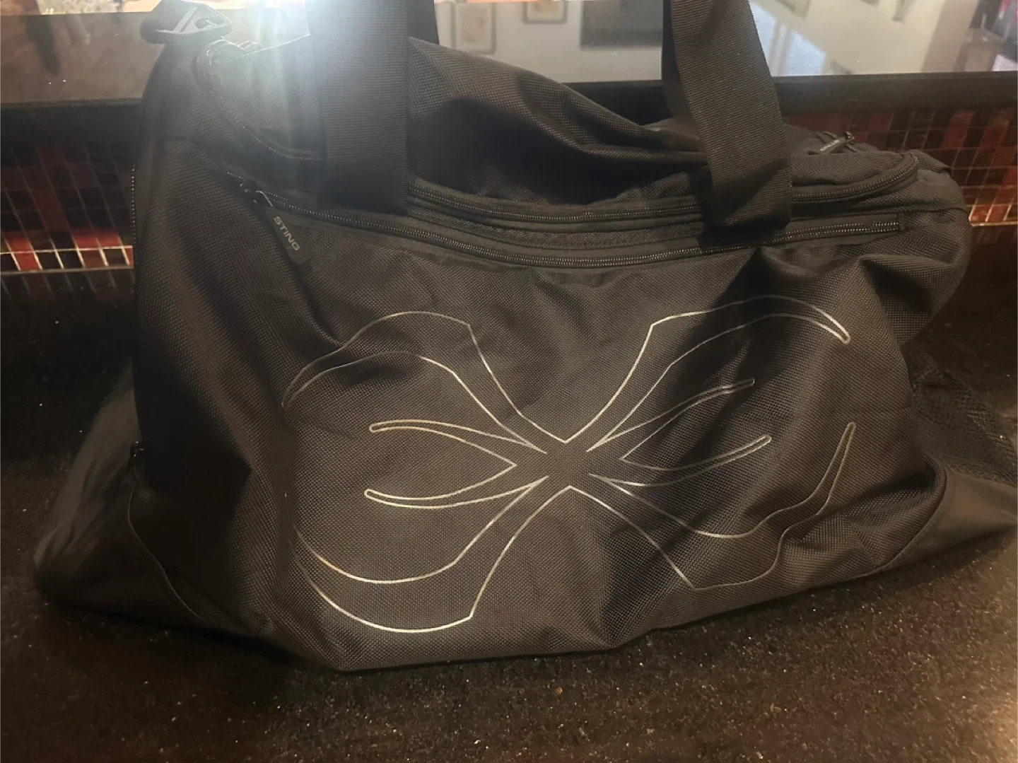 STING Black Duffle Bag