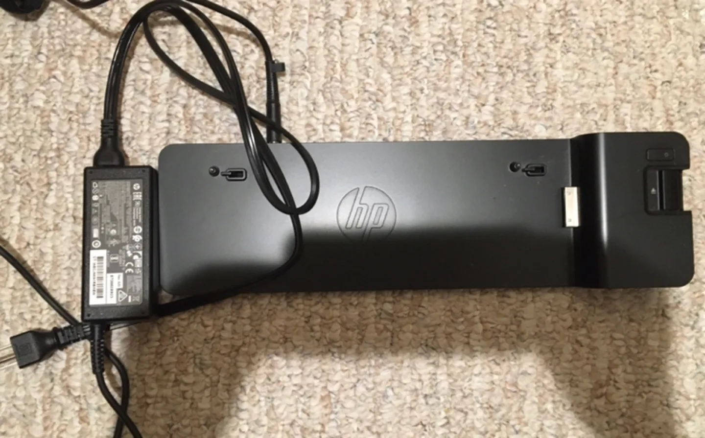 HP Docking Station with 65W Power Adapter