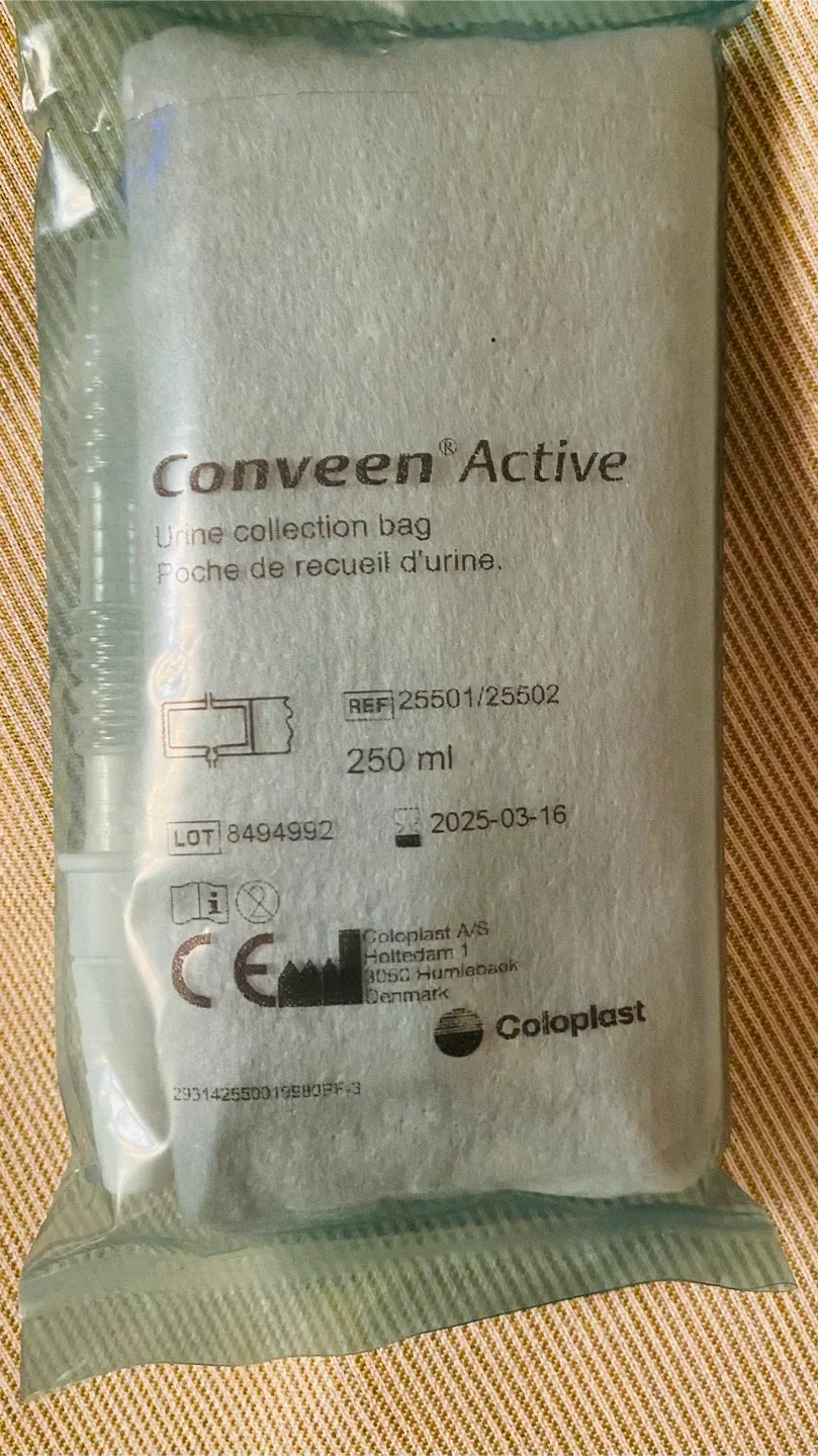 Conveen Active Urine Collection Bag 250ml - New
