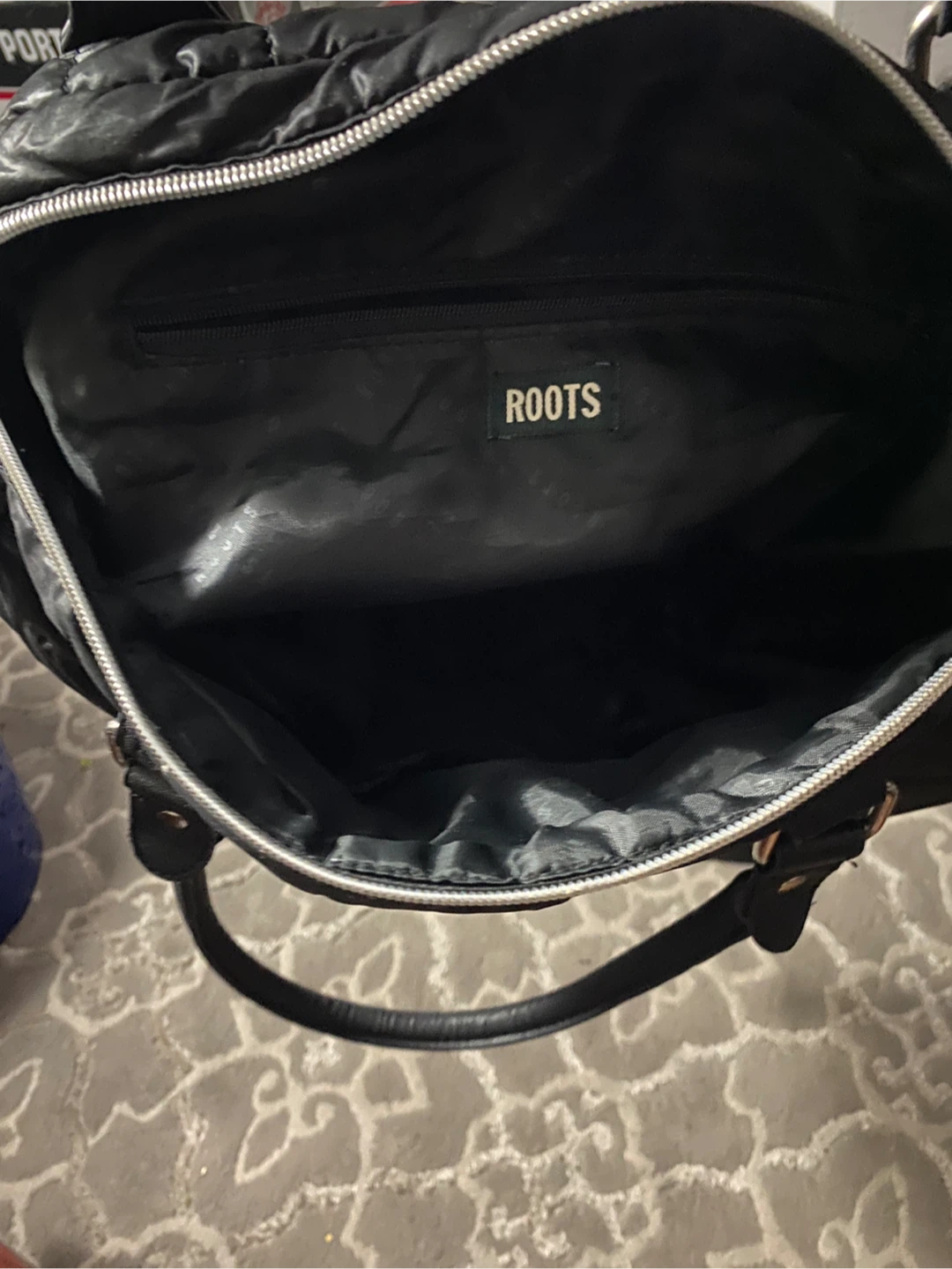Roots Black Puffer Tote Bag - photo 3