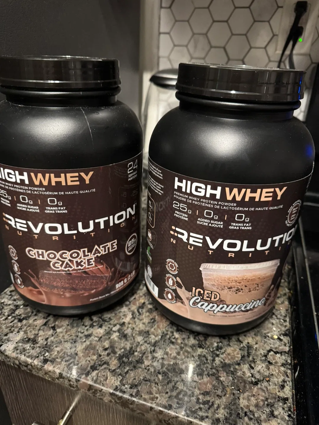 Two packs! Revolution Nutrition High Whey Protein Powder