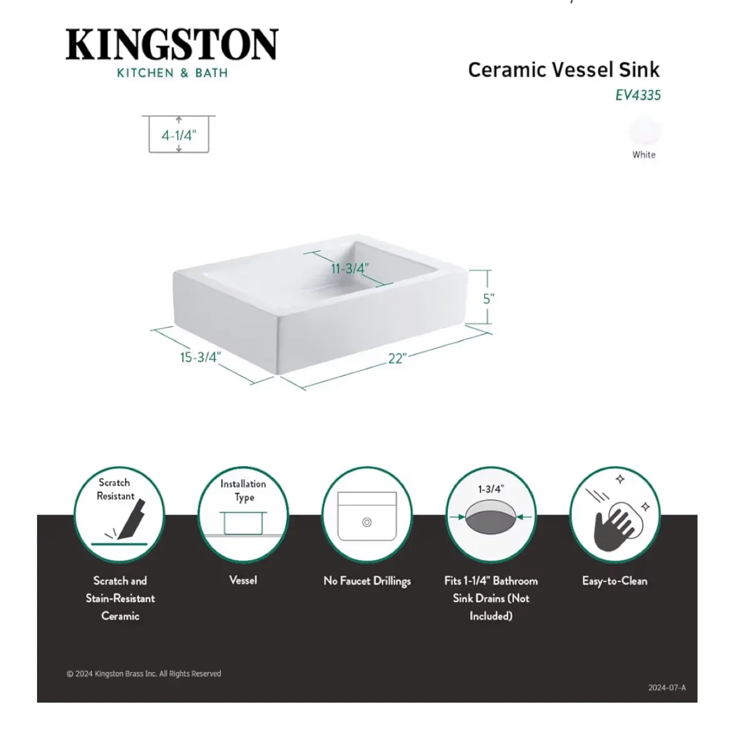 Kingston vessel sink in white image indicator(7)