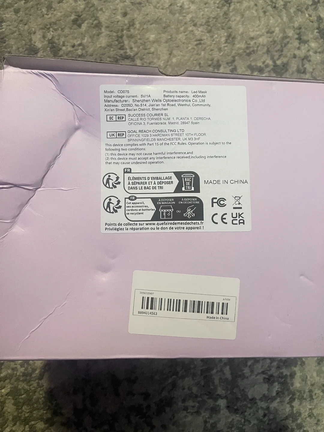 7-color LED Beauty Mask - Portable & Rechargeable image indicator(10)