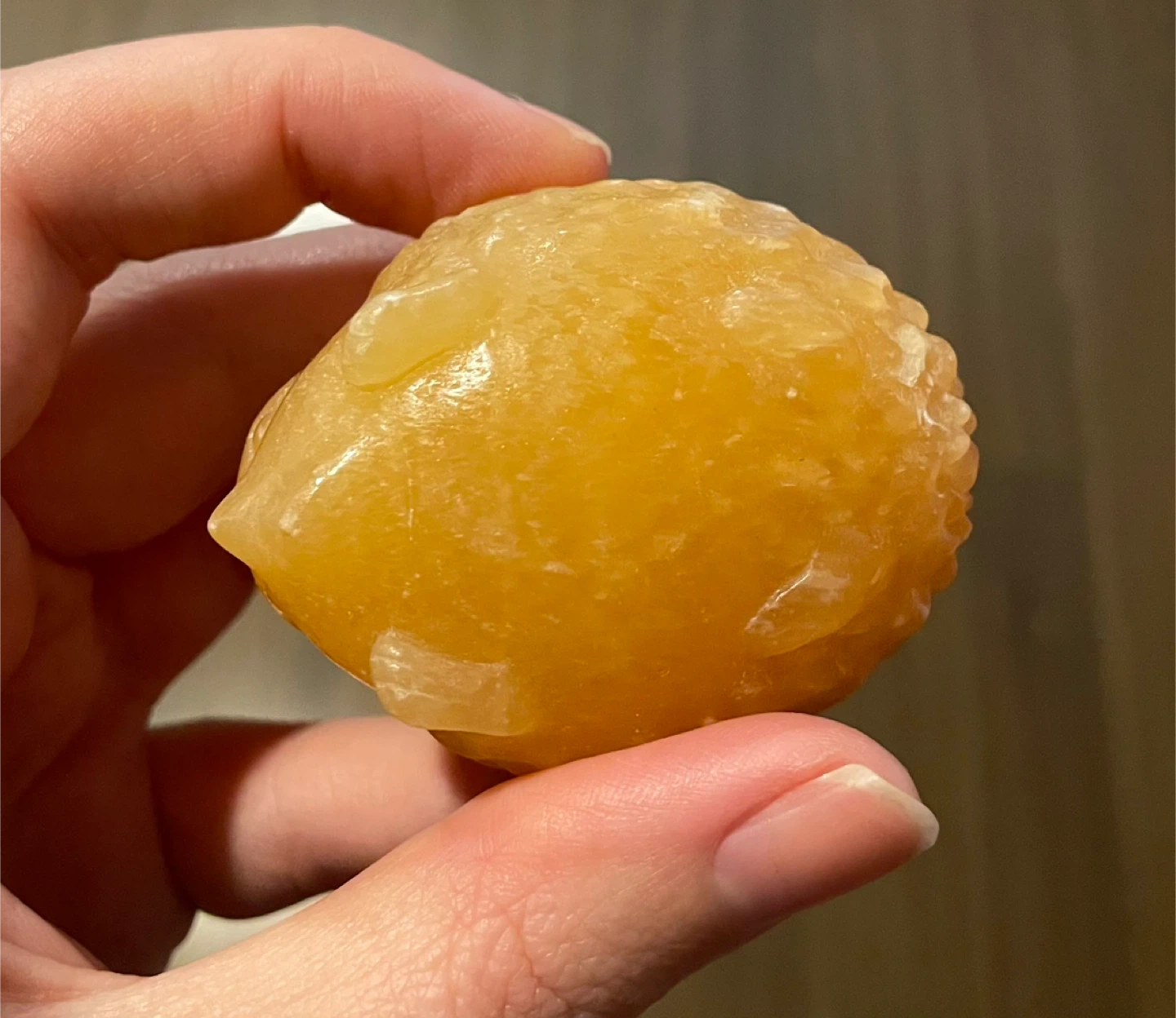 Orange Calcite hedgehog 🦔 - photo 4